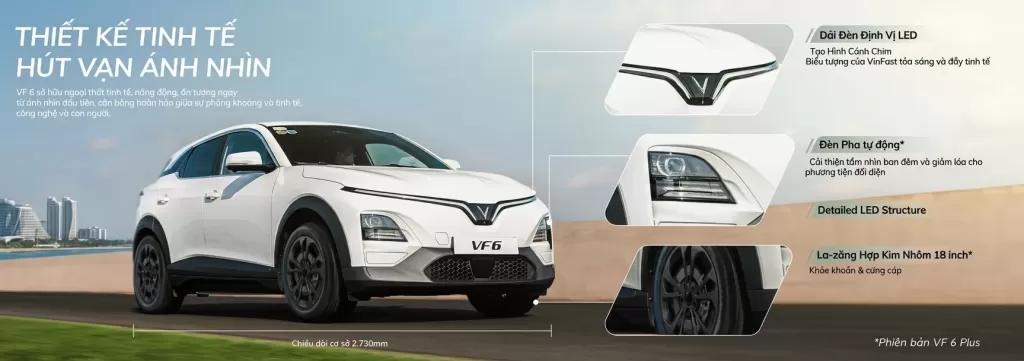 Thiết kế tinh tế hút vạn ánh nhìn. Xem xe và lái thử tại Vinfast Hưng Thịnh Phát