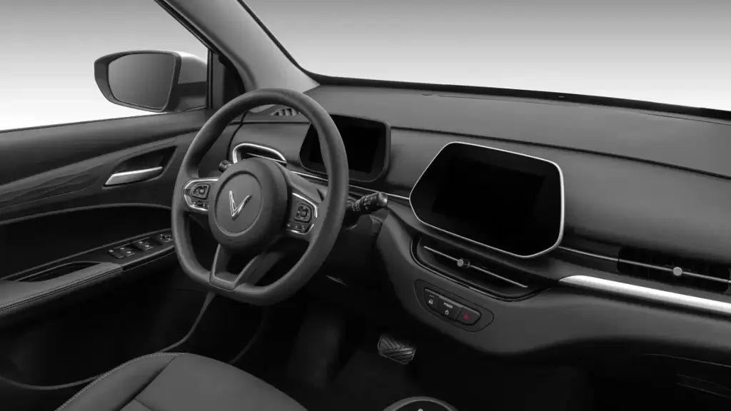 Nội thất đen sang trọng của xe điện VinFast VF 5