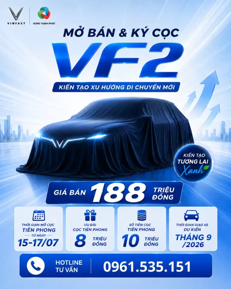 Ok - Sắp Ra Mắt VinFast VF 2 Tại Thái Bình: Ô Tô Điện Mini Giá Chỉ 188 Triệu Đồng - VinFast Hưng Thịnh Phát