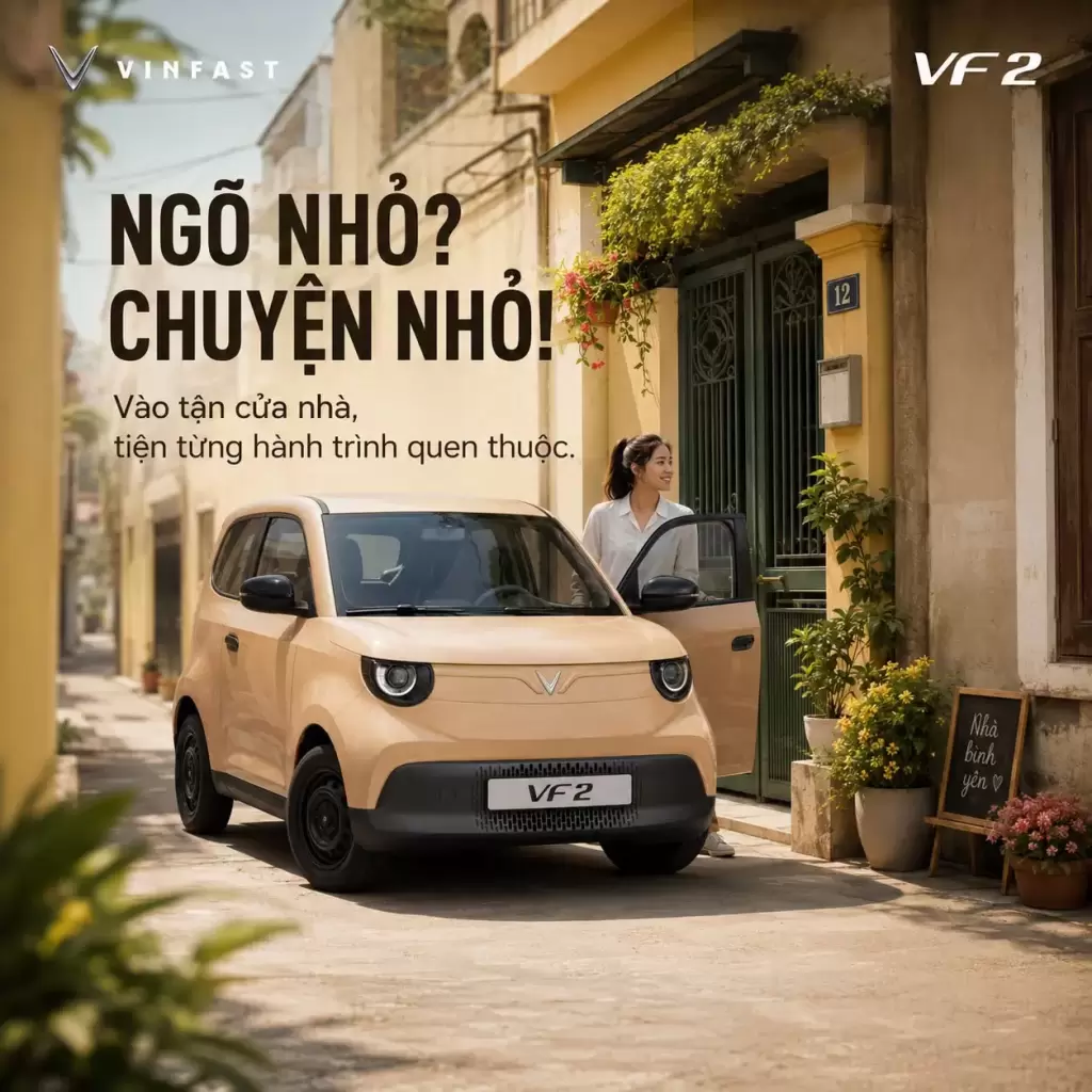 VinFast VF Trong Ngo Nho Thai Binh E1787150892803 - VinFast VF 2 vs VF 3: Cuộc chiến xe điện mini đô thị – Ai mới là nhà vô địch? tại Hưng Thịnh Phát