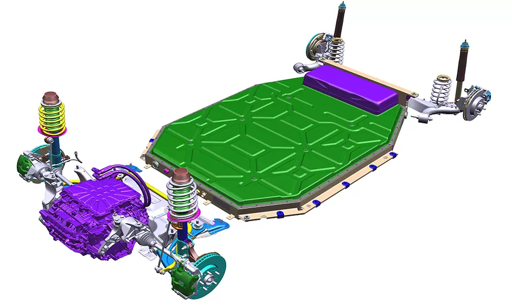 He Thong Lam Mat O To Dien - SoC và SoH là gì? Cách hiểu tình trạng pin xe điện VinFast tại Hưng Thịnh Phát Mô phỏng 3D hệ thống làm mát và khối pin ô tô điện