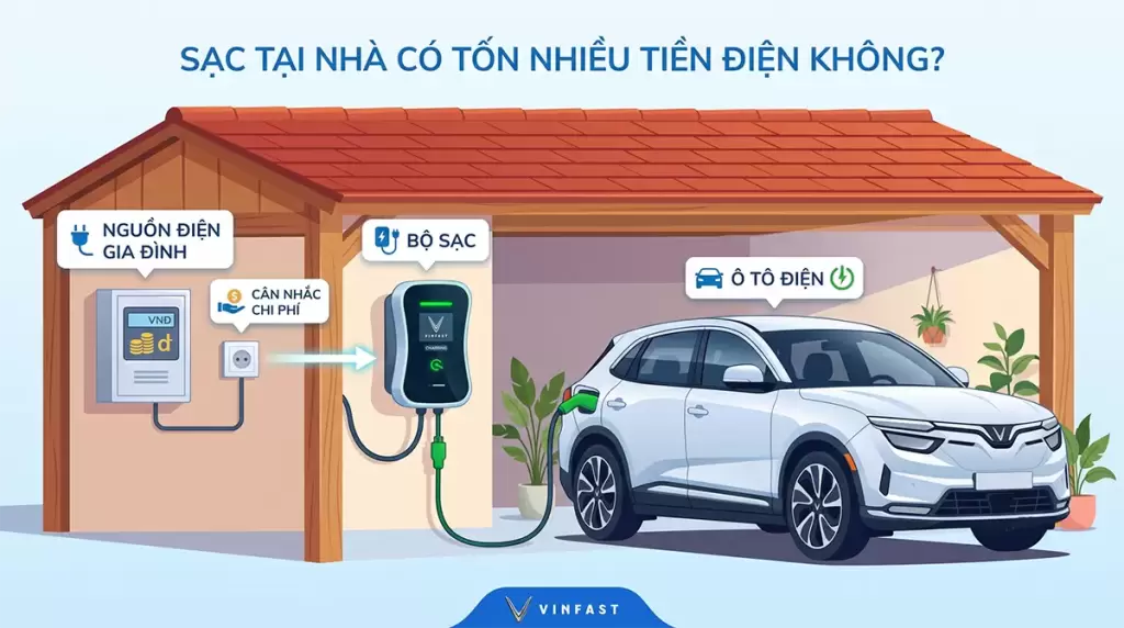 Vinfast Sac Xe Tai Nha - Xe điện VinFast có tốn điện không? Cách tính chi phí thực tế tại Hưng Thịnh Phát Vinfast Sac Xe Tai Nha - Xe điện VinFast có tốn điện không? Cách tính chi phí thực tế - Showroom VinFast Hưng Thịnh Phát Hưng Yên