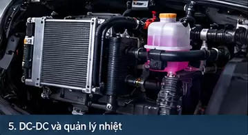 DC DC Va He Thong Quan Ly Nhiet - Bộ chuyển đổi DC-DC trên ô tô điện VinFast Hệ thống quản lý nhiệt và bộ chuyển đổi DC-DC trên xe điện VinFast