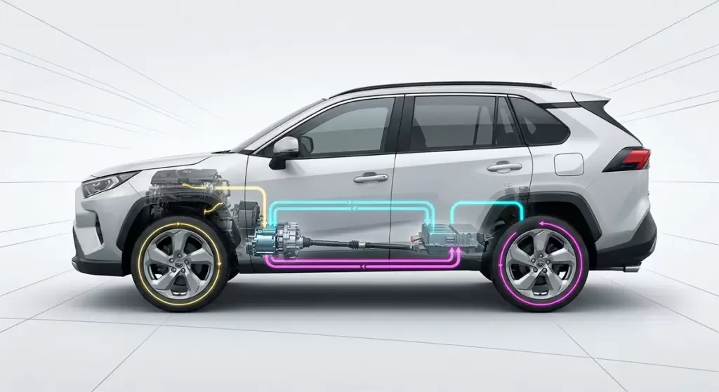 Dong Nang Luong Hev - HEV là gì? Cấu tạo và nguyên lý hoạt động của xe hybrid - VinFast Hưng Yên Dòng năng lượng trong hệ thống HEV
