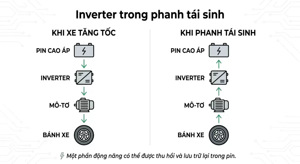 Inverter Phanh Tai Sinh Vinfast E1788723849105 - Inverter trên ô tô điện VinFast - VinFast Hưng Thịnh Phát
